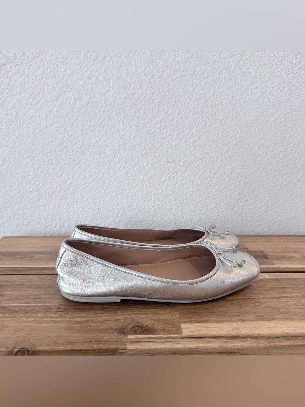 Cole Haan- Yara Soft Ballet Flat in Silver- Size 8B